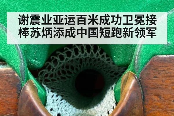 谢震业亚运百米成功卫冕接棒苏炳添成中国短跑新领军